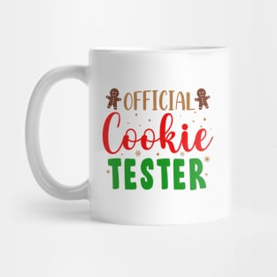 Official Cookie Tester Christmas Baking Team Gift Mug